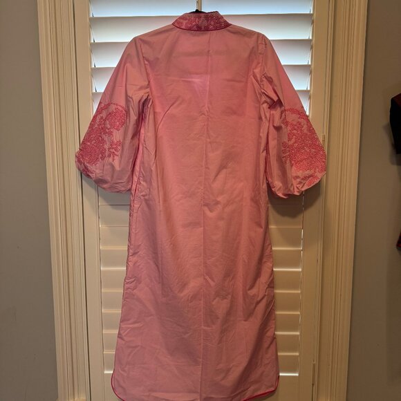 Hyacinth House Pink Embroidery Arem Caftan from Tuckernuck - Picture 3 of 3